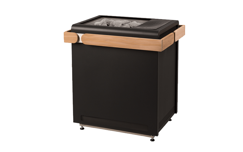 Poêle Sauna chauffage Concept R Black Combi