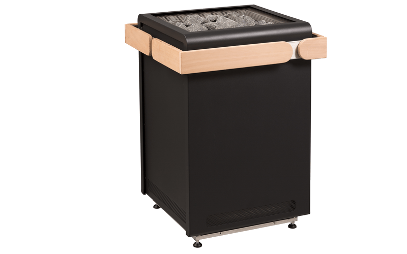Poêle Sauna chauffage Concept R Black