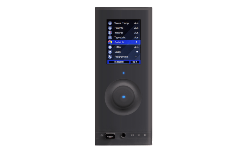 Commande poêle sauna wave com 4 Touch II