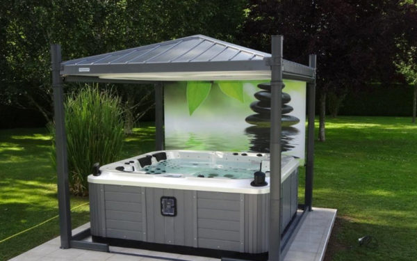 Abri de spa - Couverture sphérique d’extérieur et gazebo pour jacuzzi